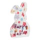 Plexi Acrylic Decorative Bunny "Happy Easter" 58x98mm