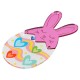 Πλέξι Ακρυλικό Μοτίφ Κουνέλι 34x41mm Αυγό 39x36mm (2τμχ/Σετ)