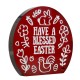 Pollo Decorativo in Plexiglass Acrilico Blessed Easter 80X85 mm