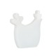 Pollo Decorativo de Acrílico Plexi con Corazón 110 x 98 mm (2 Unidades/Juego)