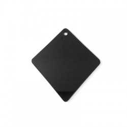 Pendentif Losange en Plexiacrylique 38x40mm (grosseur 3mm)