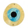 White/Turquoise/Pearlised Black