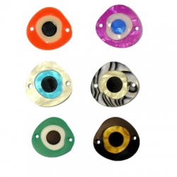Connettore in Plexiacrilico Irregolare con Occhio 22x21mm