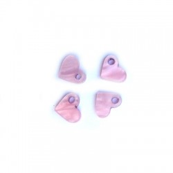 Pendentif Cœur en Plexiacrylique 9x8mm