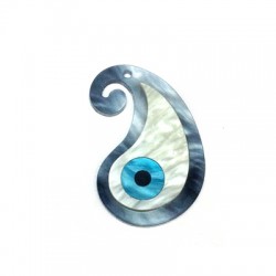 Pendentif œil en Plexiacrylique 35x21mm