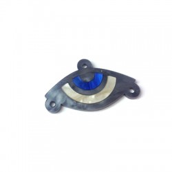 Colgante de Metacrilato Ovalado con Ojo 35x16mm