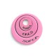 Pendentif en Plexiacrylique avec phrase "MAMA ERES SUPER" 20mm (set 3 pièces)