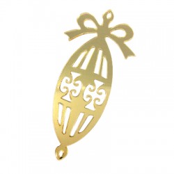 Pendentif en Acrylique Plexi Noël 109 x 54 mm
