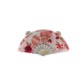 Plexi Acrylic Pendant Asian Style Hand Fan 49x27mm