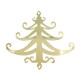 Colgante de Acrílico Plexi con Árbol de Navidad 117 x 100 mm