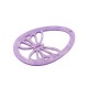 Ciondolo in Plexi Uovo di Pasqua con Farfalla 70x48mm