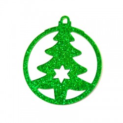 Colgante de Metacrilato Arbol de Navidad 70mm
