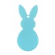 Pendentif en Acrylique Plexi Lapin 80 x 37 mm