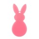 Pendentif en Acrylique Plexi Lapin 80 x 37 mm