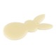 Pendentif en Acrylique Plexi Lapin 80 x 37 mm