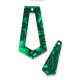 Pendentif en Acrylique Plexi 50 x 26 mm (lot de 2 Pièces)