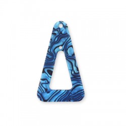 Pendentif Triangle en Acrylique Plexi 35 x 60 mm