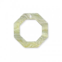 Pendentif Octogonal en Plexiglas Acrylique 44 mm