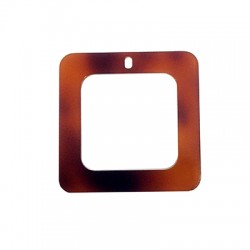 Pendentif Carré en Acrylique Plexi 50 mm