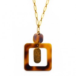 Pendentif Carré en Acrylique Plexi 50 mm