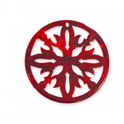 Pendentif rond en Acrylique Plexi 69 mm
