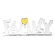 Decorazione in Plexi Acrilico ''Family'' 147x58mm