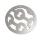 Colgante de Metacrilato Oval 77x70mm