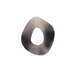 Connecteur en Acrylique Plexi Cercle Irrégulier 42 x 46 mm
