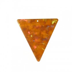 Pendentif Triangle en Acrylique Plexi 57 x 60 mm