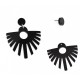 Boucles D'Oreilles en Acrylique Plexi 51 x 62 mm (lot de 2 Pièces - Tiges Incluses)