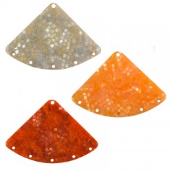 Plexi Acrylic Pendant Fan 49x35mm