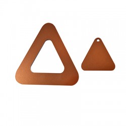 Plexi Acrylic Pendants Triangle 59mm & 32mm