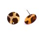 Plexi Acrylic Earring with Pin Round 17mm