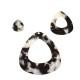 Pendentif en Acrylique Plexi 67 x 70 mm + 39 x 40 mm + 19 x 20 mm (Lot)
