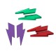 Plexi Acrylic Charm Lightning 10x25mm (Set)