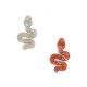 Plexi Acrylic Pendant Snake 16x30mm