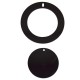 Pendentif rond en Acrylique Plexi 65 mm et 45 mm (2 Pièces/Ensemble)