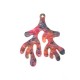 Pendentif en Acrylique Plexi Corail 48 x 59 mm