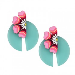 Pendentif rond en Acrylique Plexi 50 mm