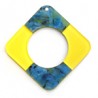 Yellow/Pearlised Light Blue Black Multi/Yellow Pastel
