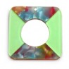 Rose clair/multicolore/vert pâle pastel