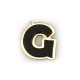 Pendente in Plexi Acrilico Lettera "G" 37x40mm