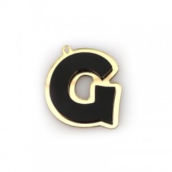 Πλέξι Ακρυλικό Μοτίφ Γράμμα "G" 37x40mm