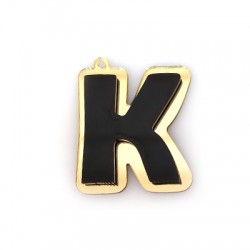 Πλέξι Ακρυλικό Μοτίφ Γράμμα "K" 35x40mm