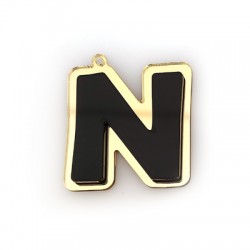 Pendente in Plexi Acrilico Lettera "N" 40mm