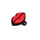 Plexi Acrylic Earring Lips 25x12mm
