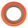 Orange vif miroir/Chocolat