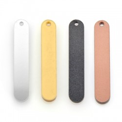 Plexi Acrylic Pendant Oval 8x45mm