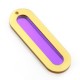 Plexi Acrylic Pendant Oval 55x18mm