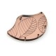 Plexi Acrylic Pendant Fan Leaf 50x34mm